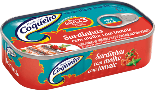 SARDINHA COQUEIRO TOMATE 125g