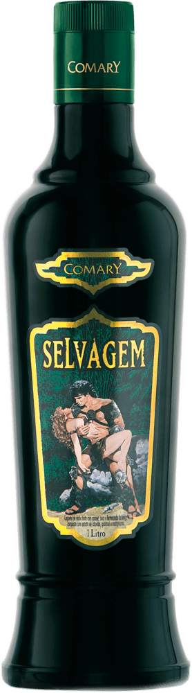 Coquetel Alcoólico Composto Guaraná e Marapuama Catuaba Selvagem Garrafa 1l