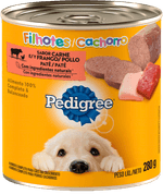 Alimento-Completo-e-Balanceado-Pate-para-Caes-Filhotes-Carne-e-Frango-Pedigree-Lata-280g