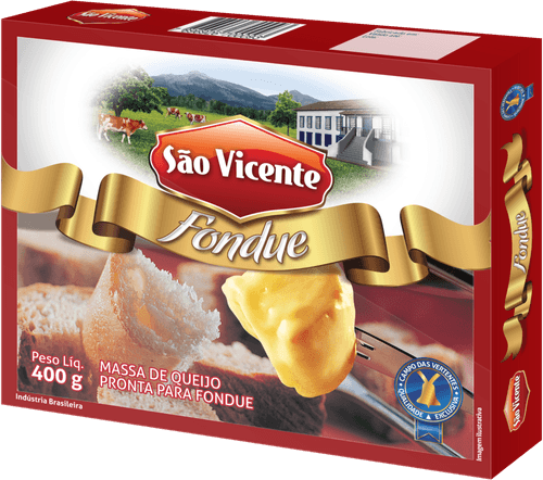 Fondue de Queijo Processado Tradicional São Vicente Caixa 400g