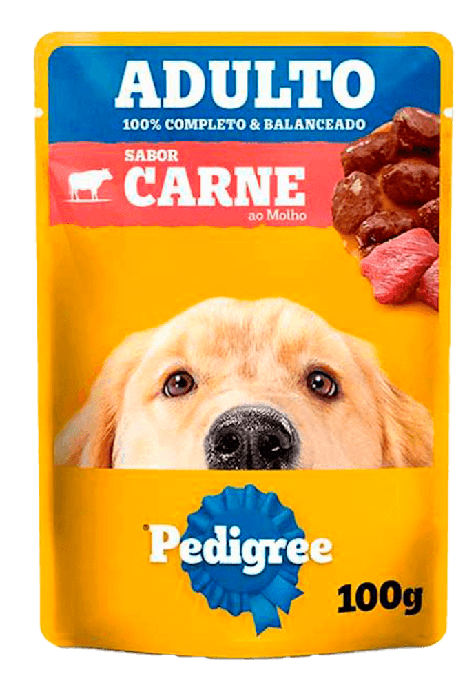 Alimento-Completo-e-Balanceado-para-Caes-Adultos-Racas-Pequenas-Cordeiro-ao-Molho-Pedigree-Sache-100g