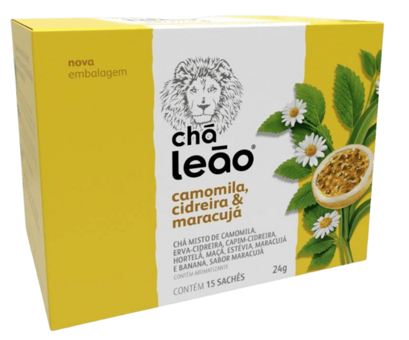 Cha-Misto-de-Camomila-Erva-Cidreira-Capim-Cidreira-Hortela-Maca-Estevia-Maracuja-e-Banana-Cha-Leao-Caixa-24g-15-Unidades
