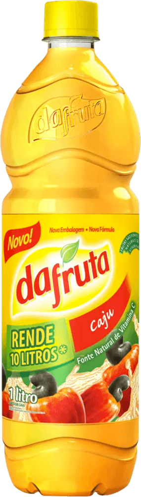 Suco-Concentrado-Liquido-para-Refresco-de-Fruta-Caju-sem-Adicao-de-Acucar-Dafruta-Garrafa-1l