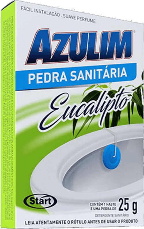 Pedra Sanitária Azulim Display Eucalipto