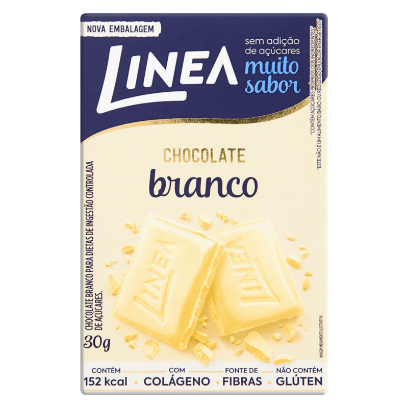 Chocolate-Branco-com-Colageno-sem-Adicao-de-Acucar-para-Dietas-de-Ingestao-Controlada-de-Acucares-Linea-Caixa-450g-15-Unidades-de-30g-Cada