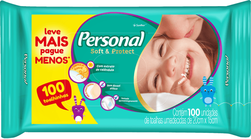 Toalha-Umedecida-Personal-Baby-100-UND