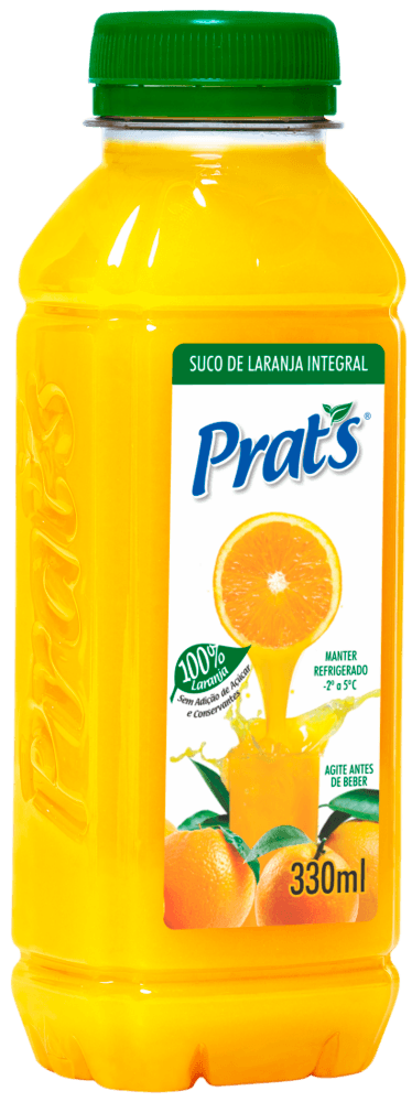 Suco Pronto Prats Laranja Integral 330 Ml