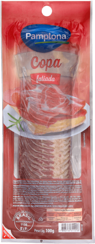 Copa Pamplona Fatiada 100g