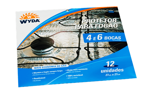 Forra Fogão Wyda com Caixa 12 Folhas