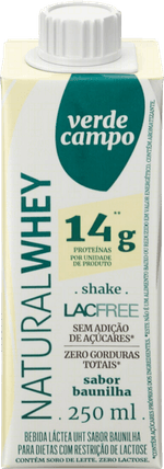 Bebida-Lactea-UHT-14g-Proteinas-Baunilha-Zero-Lactose-para-Dietas-com-Restricao-de-Lactose-sem-Adicao-de-Acucar-Verde-Campo-Natural-Whey-Caixa-250ml