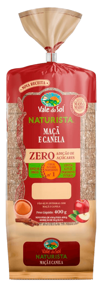 Pao-Cereal-Integral-565--com-Maca-Canela-e-Passas-Zero-Lactose-sem-Adicao-de-Acucar-Vale-do-Sol-Naturista-Pacote-450g
