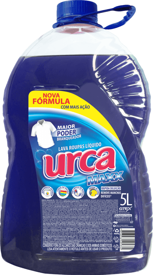 Lava-roupas Líquido Azul Urca Maxx Galão 5l