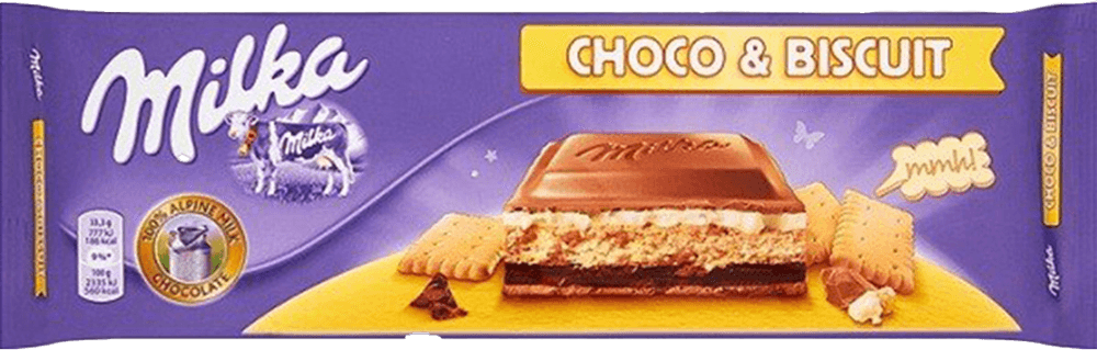 Chocolate Choco e Biscuit Milka 300g