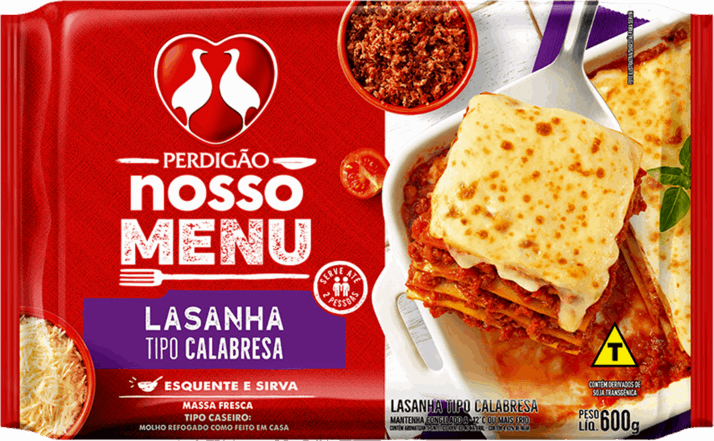 Lasanha Perdigão Calabresa 600g