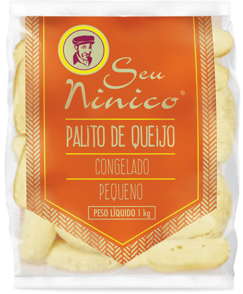 Palito de Queijo Seu Ninico Congelado Tradicional 1kg