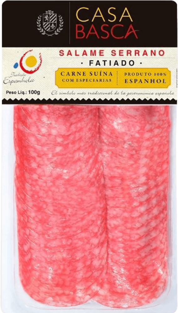 Salame Serrano Espanhol Casa Basca 100g