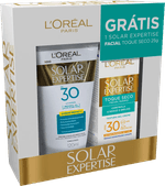 Kit-L-Oreal-Protetor-Solar-FPS30-120ml---Facial-Toque-Seco-FPS30-25g