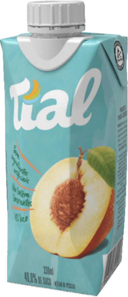 Suco Néctar Tial Pêssego TP com 330ml