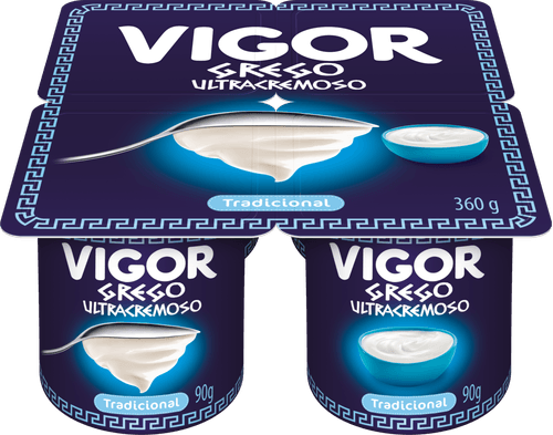 Iogurte Grego Vigor Ultracremoso Tradicional 360g