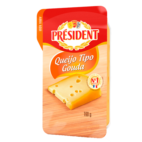 Queijo Gouda Président 160g