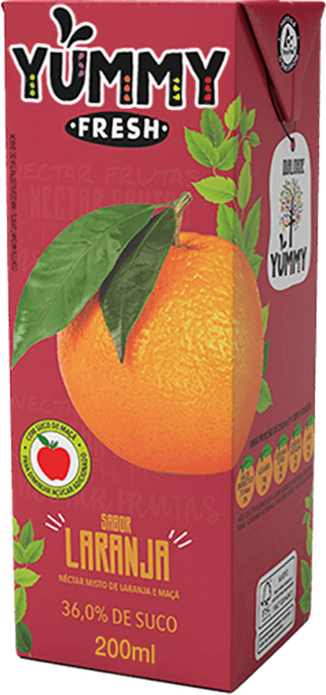 Nectar Yummy Laranja Maça 200ml