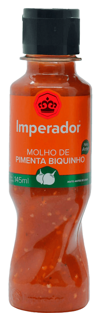 Molho de Pimenta Imperador Biquinho Frasco com 145ml