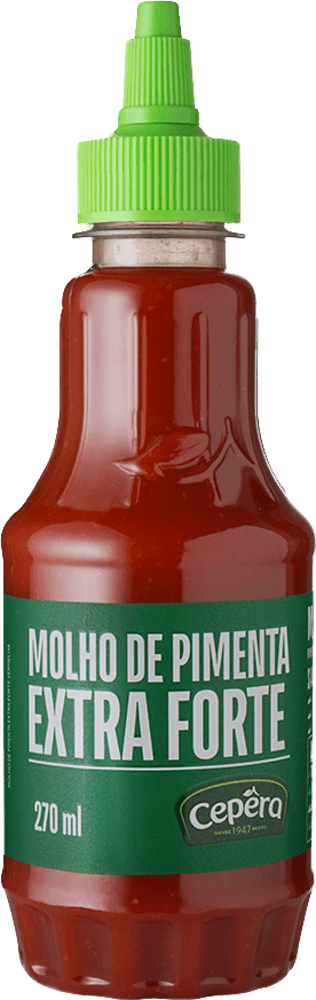 Molho de Pimenta Extra Forte 270ml - Cepêra