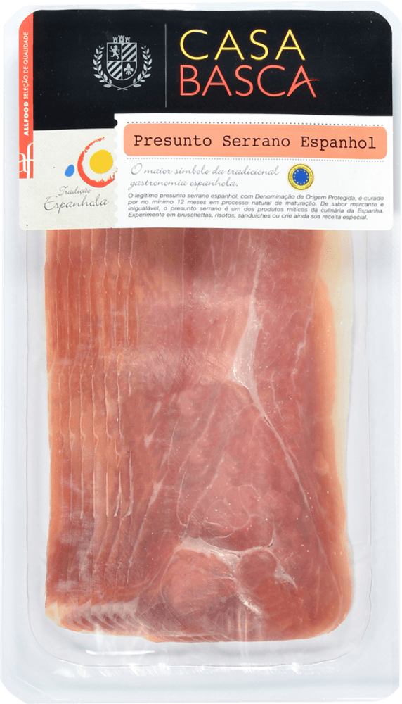 Presunto Serrano Casa Basca Espanhol 100g