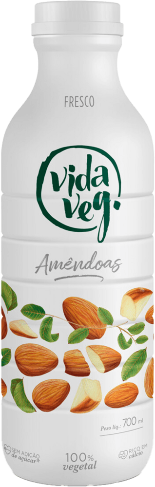 Bebida Vegetal Fresca Vida Veg Amêndoas 700ml
