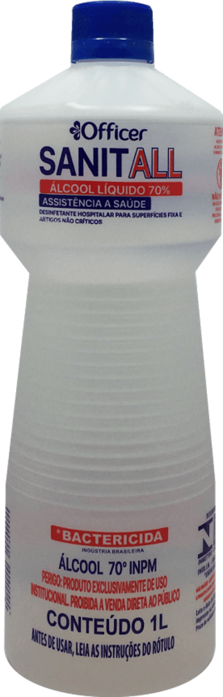 Álcool Liquido Officer Sanitall 70% 1L