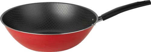 Frigideira Wok Multiteflon Oriental Vermelha 24cm