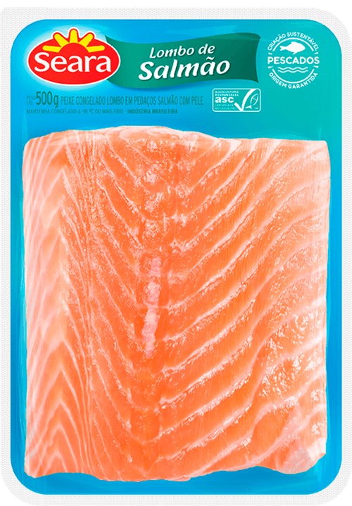Lombo de salmão Seara Pescados 500g
