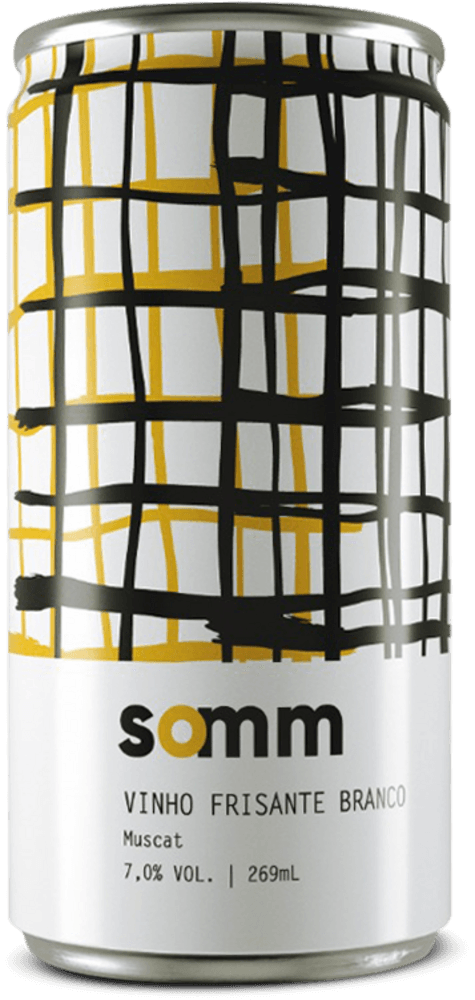 Somm Vinho Frisante, Somm Muscat 2020, Lata 269ml