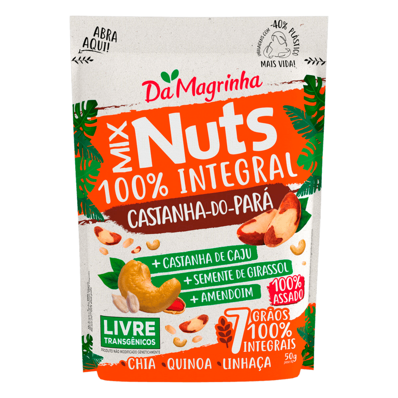 Mix-de-Nuts-100--Integral-Castanha-do-Para-Castanha-de-Caju-Semente-de-Girassol-e-Amendoim-Da-Magrinha-7-Graos-Sache-50g