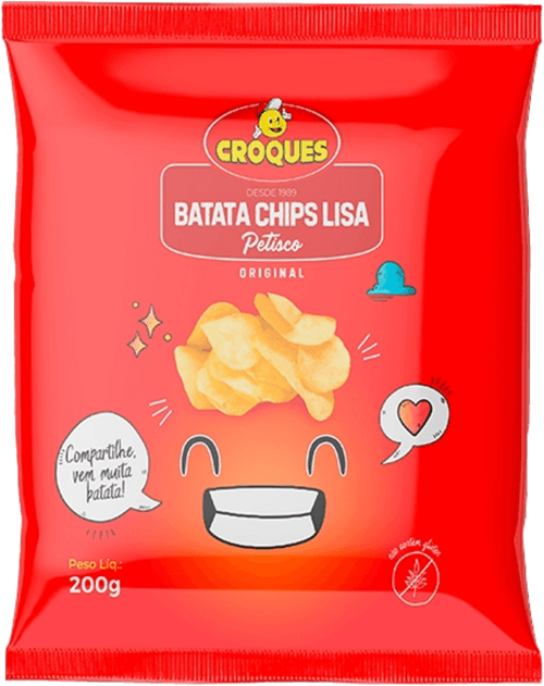 Batata Chips Choques Petisco Original 200g