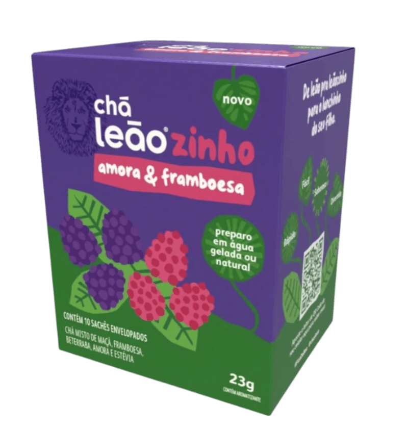 Cha-Misto-de-Maca-Hibisco-Beterraba-Cenoura-Folhas-de-Estevia-Morango---Maracuja-Leaozinho-Caixa-23g-10-Unidades