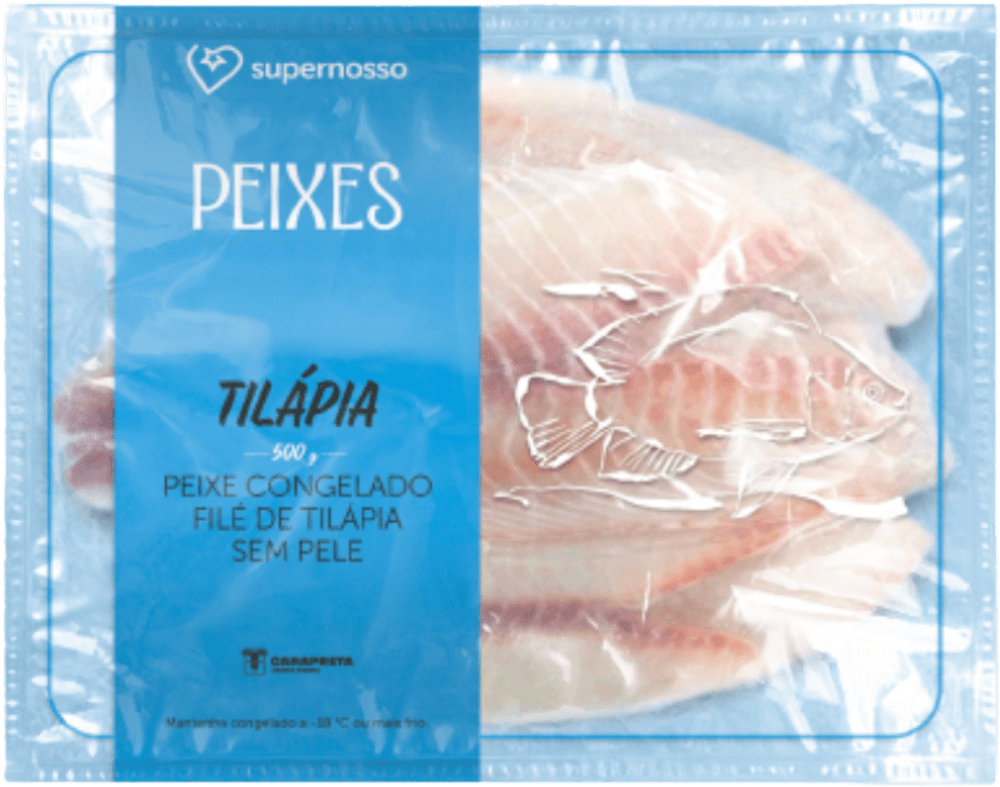 File Tilapia Supernosso Congelado 500g