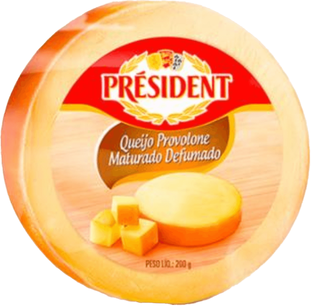 Queijo Provolone Maturado Fracionado Defumado Président 200g