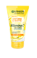 Gel-de-Limpeza-Facial-Antibacteriano-Garnier-Uniform---Matte-Vitamina-C-150ml