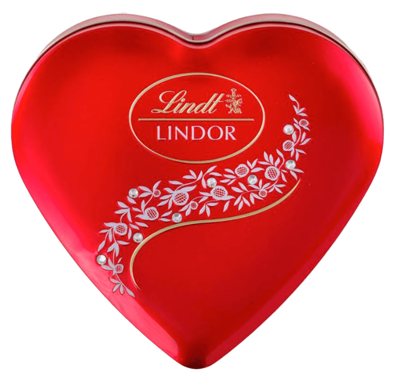Lata-de-coracao-para-presente-Lindt-Lindor-Chocolate-Ao-Leite-50g-com-4-unidades