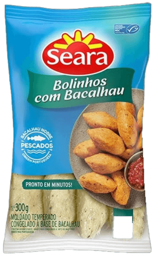 Bolinhos com bacalhau Seara Pescados 300g
