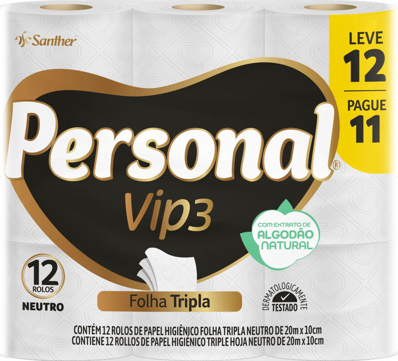 Papel-Higienico-Personal-Vip-3-Folha-Tripla-com-12-rolos-de-20-metros