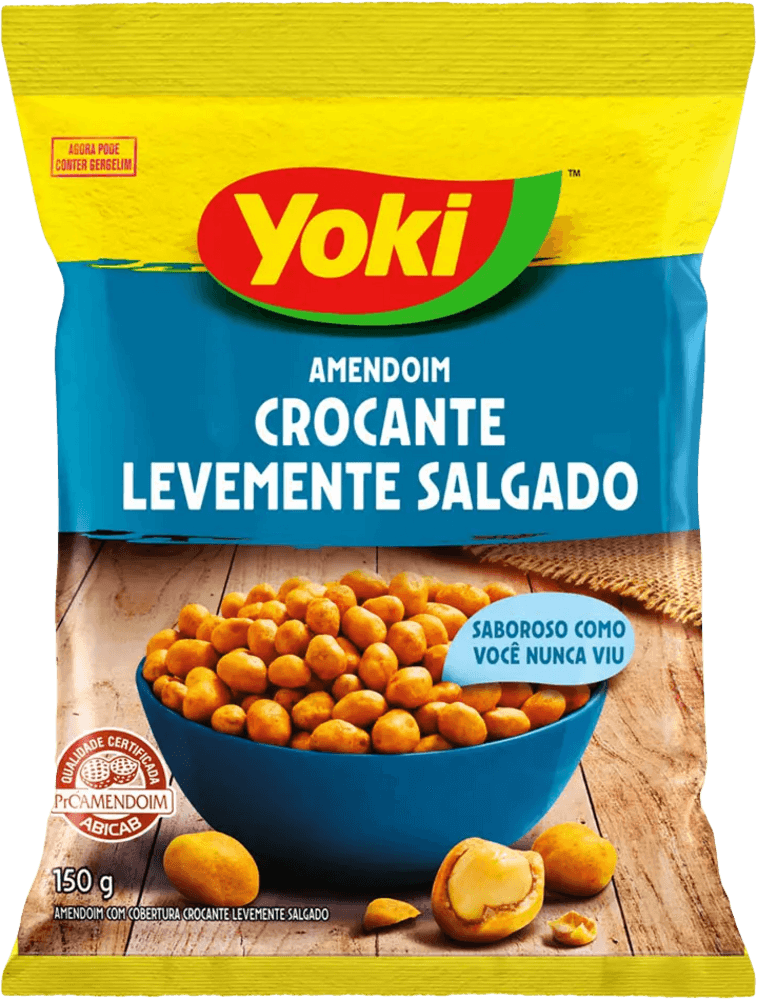 Amendoim-com-Cobertura-Crocante-Levemente-Salgado-Yoki-Pacote-150g