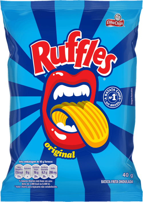 Batata Frita Ondulada Original Elma Chips Ruffles 40G