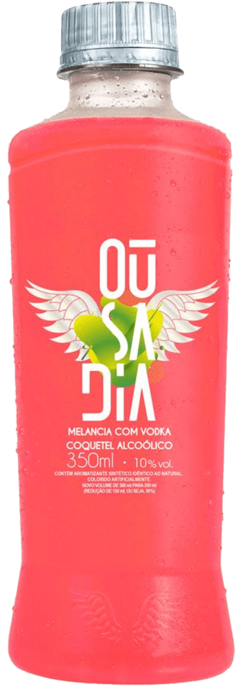 Coquetel Alcoólico Ousadia Melancia Com Vodka 350ml