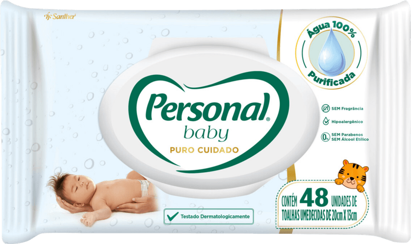 Toalha-umedecida-Personal-Baby-Puro-Cuidado-com-48-unidades