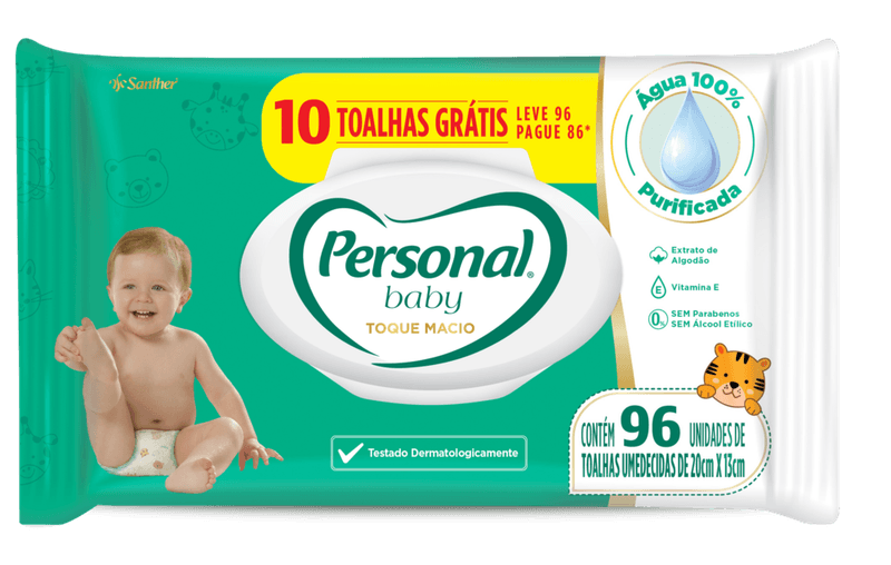 Toalha-Umedecida-Personal-Baby-Toque-Macio-Leve-98-Pague-86-unidades