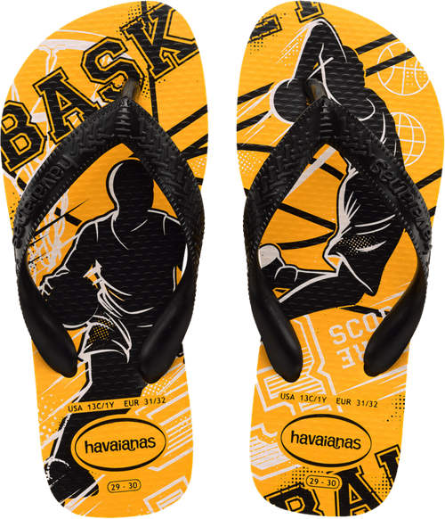 Chinelo Amarelo Pop Kids Athletic Havaianas n° 23/24