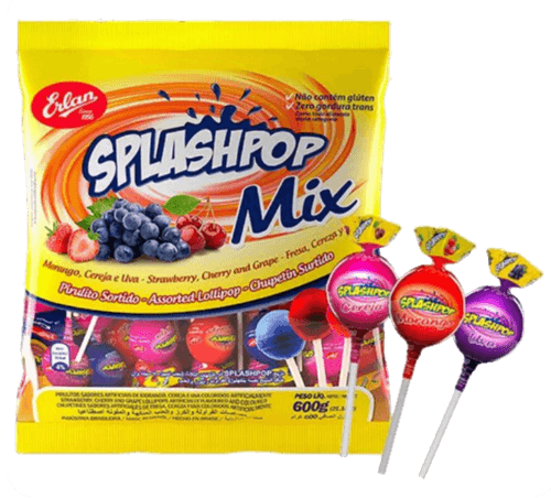PIRULITO ERLAN 600G-PC SPLASHPOP SORT