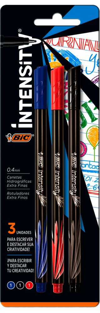 Kit-Caneta-Esferografica-Bic-Intensity-com-3-Unidades